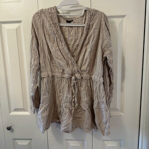 Torrid tie waist long sleeve